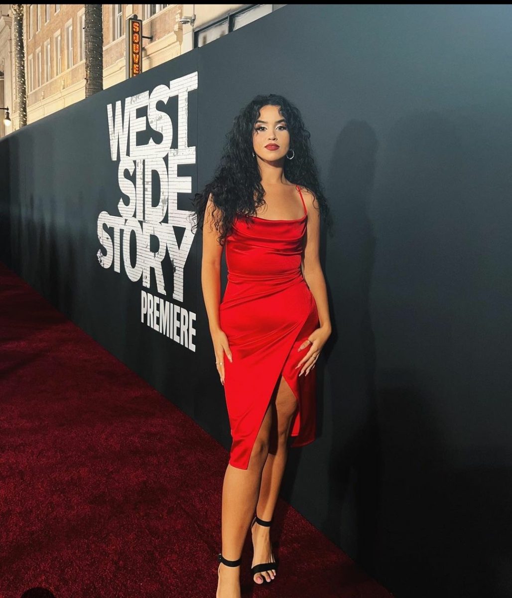 Alexia at the West Side Story red carpet Premiere.